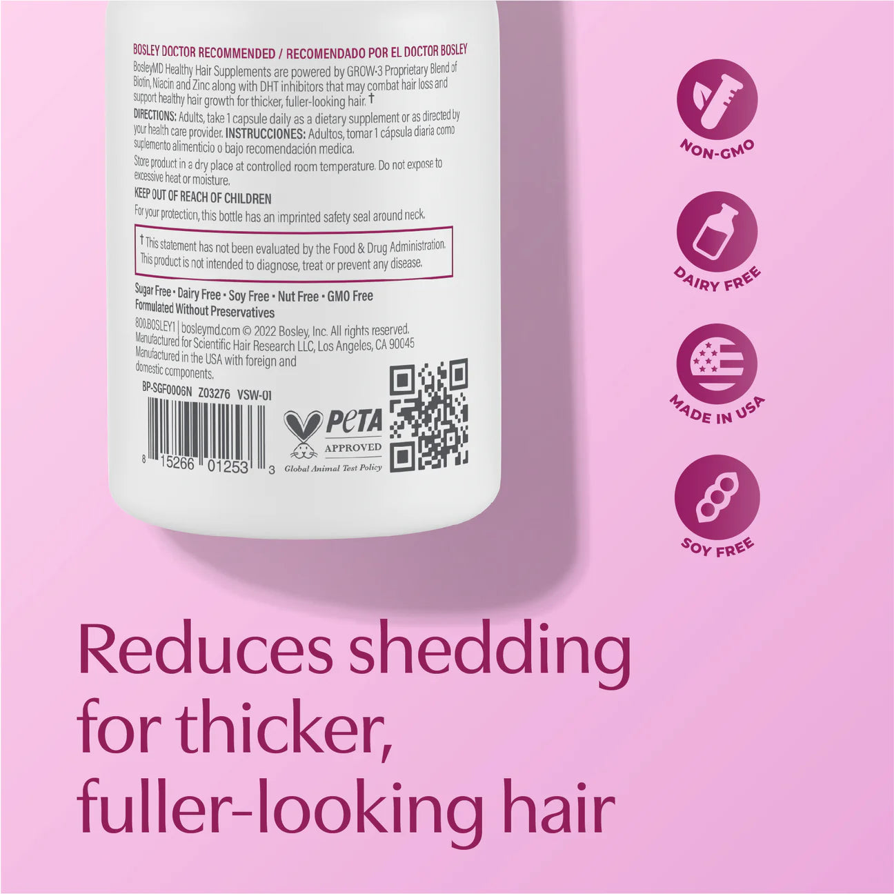 Healthy Hair Growth Capsules for Women - 60 CapsHair CareBosleyMD EUBosleyMD Europe815266012533Healthy Hair Growth Capsules for Women - 60 Caps